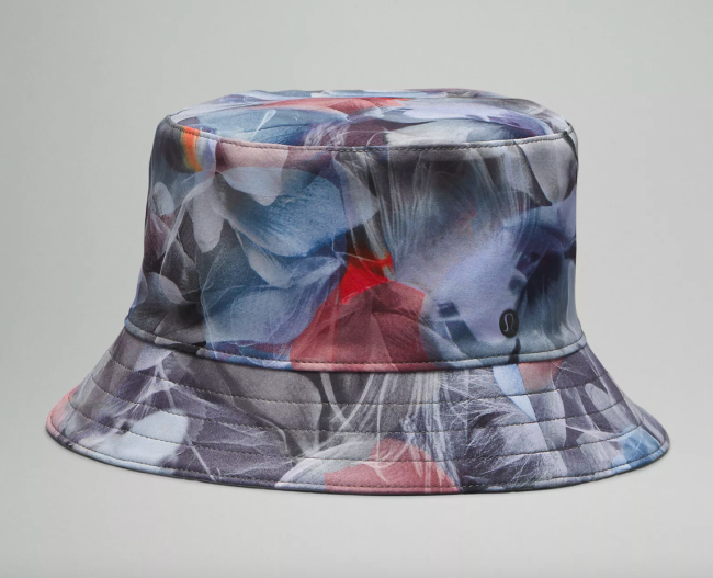 lululemon Both Ways Reversible Bucket Hat in Luminescent Floral Multi/Blissful Blue