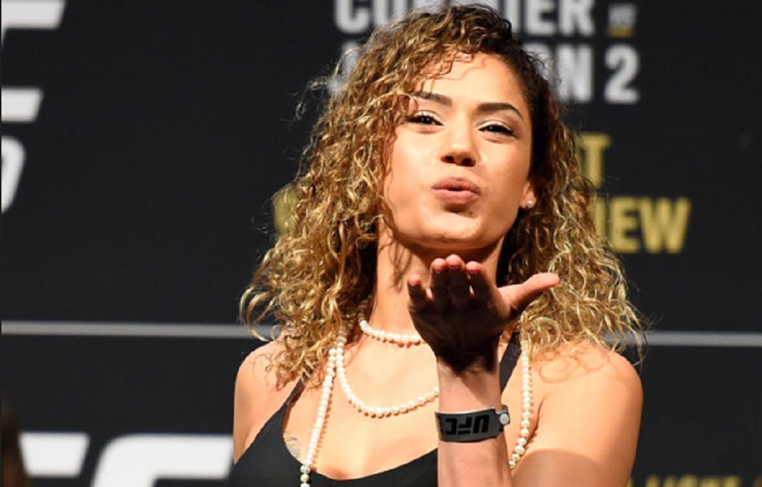 Pearl Gonzalez weighing in for the UFC