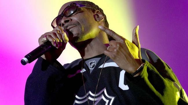 Snoop Dogg performs at NHL All Star Game