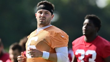Baker Mayfield Currently Has The ‘Edge’ Over Kyle Trask In QB Competition Despite Embarrassing Video