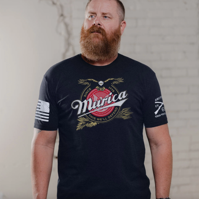 Grunt Style Men's Murica Brewing T-Shirt