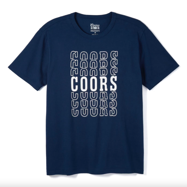 Huckberry x Coors Stacked Coors Graphic T-Shirt