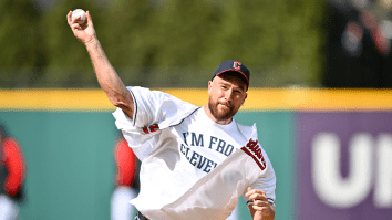 Travis Kelce Gets A Shot At ‘Redemption’ After Throwing Out Horrendous First Pitch