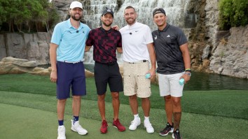 Patrick Mahomes, Travis Kelce Win Another Championship, This Time Over Steph Curry And Klay Thompson