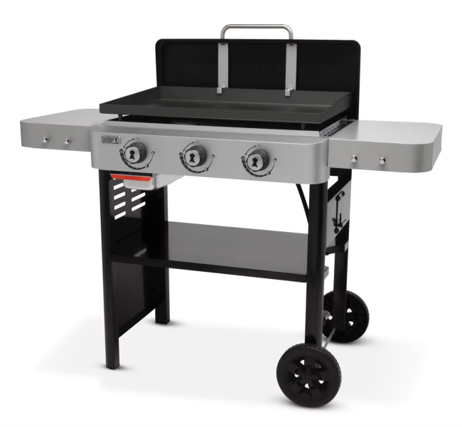 Weber Flat Top Griddle G28 Gas Grill for the 4th of July