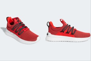 adidas Lite Race Adapt 5.0 Shoes in Victory Red colorway