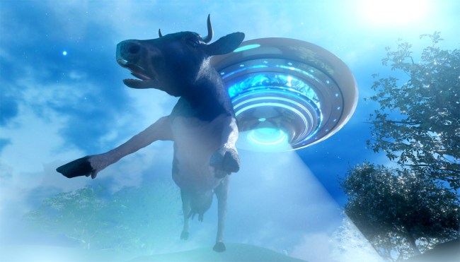 aliens abducts cow - senator government downplayed ufos