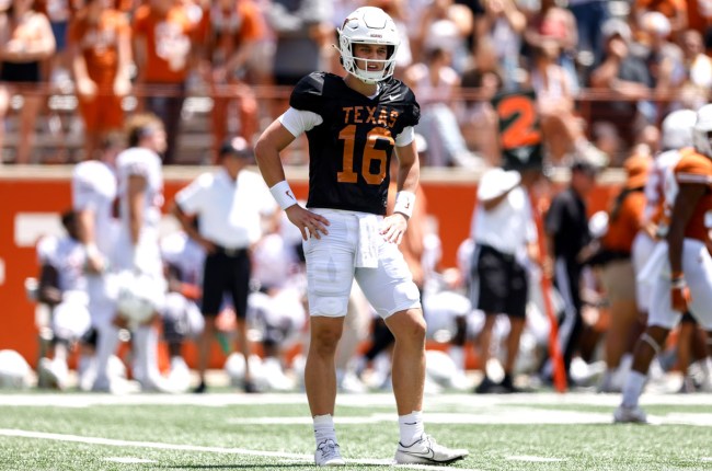 arch manning spring game texas colt mccoy eli expectations
