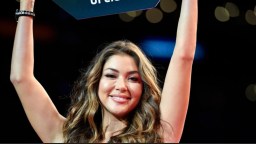 UFC Ring Girl Arianny Celeste Latest Yellow Bathing Suit Causes A Stir