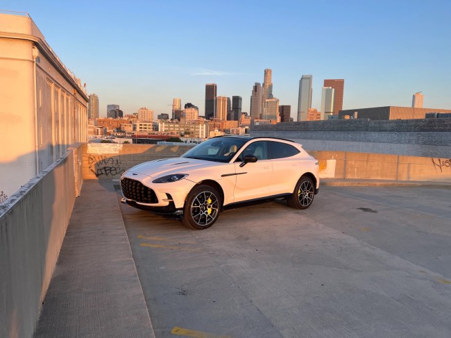 2023 Aston Martin DBX707 pictured in downtown Los Angeles