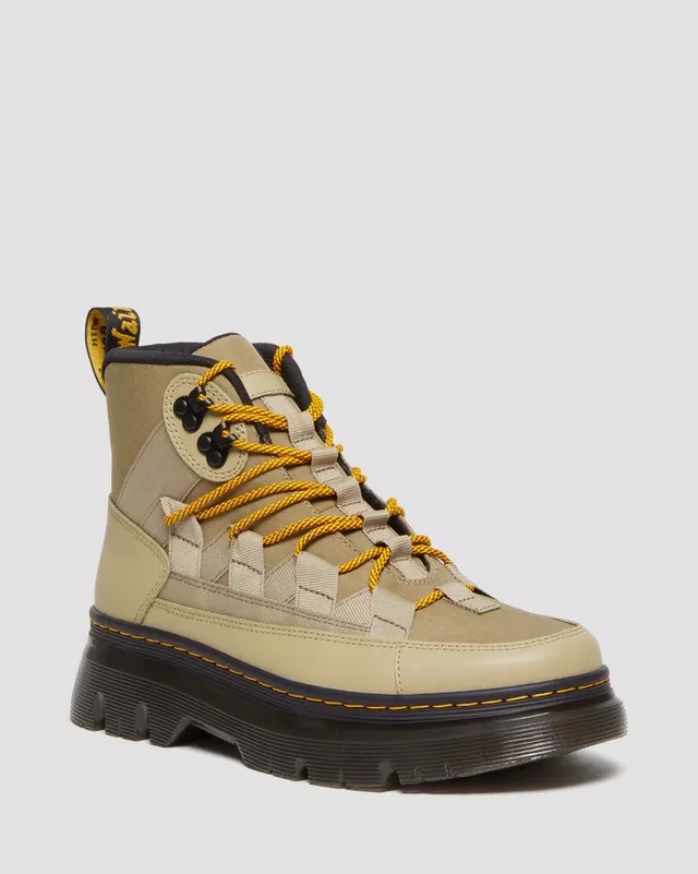 Dr. Martens Boury Nylon & Leather Casual Boots 