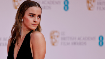 Fans Baffled By Emma Watson’s Bizarre Dress: ‘Why Are You Wearing A Broken Umbrella?’