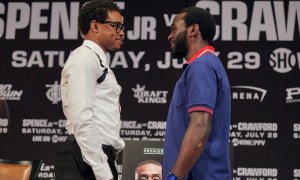 Errol Spence-Terence Crawford faceofff