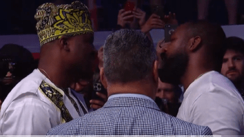 Francis Ngannou Told Jon Jones ‘I Want To Kick Your A–‘ During Face To Face Confrontation At PFL