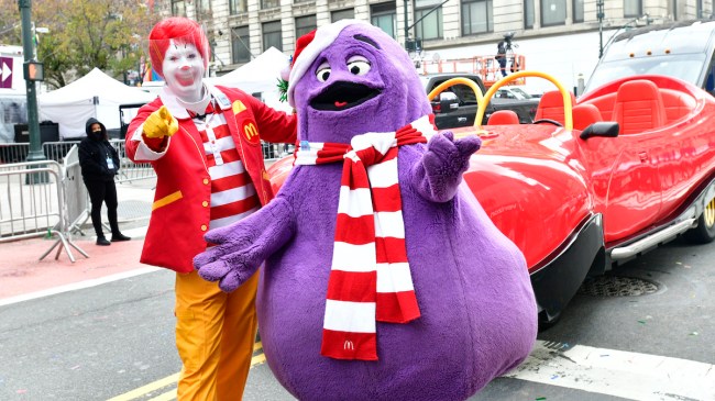 grimace from mcdonalds