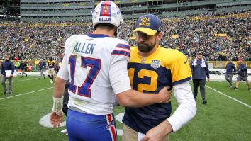 Josh Allen Details Feelings About Facing Off Against Aaron Rodgers Twice Per Year