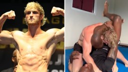 Logan Paul Gets Choked Out By UFC Star Israel Adesanya During MMA Training