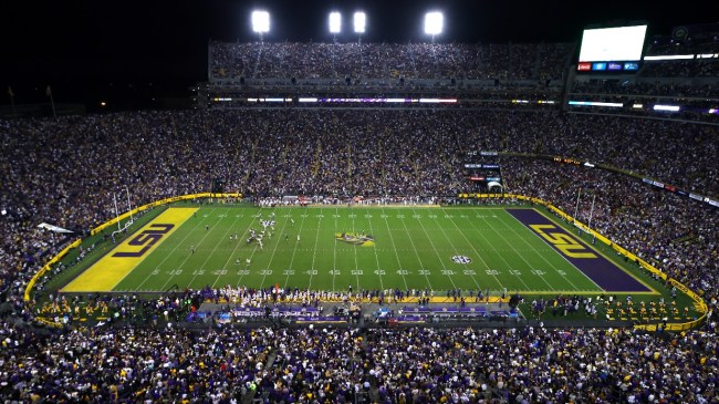 An overview of Tiger Stadium in Baton Rouge, La.