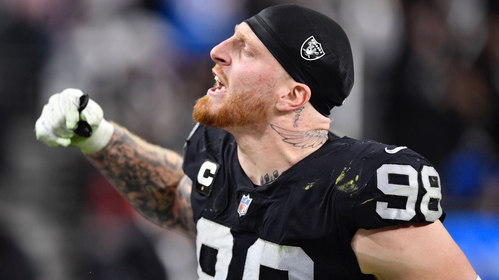 Raiders DE Maxx Crosby Covered His Entire Torso With A Tattoo