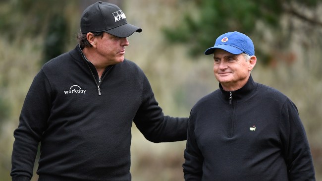 Phil Mickelson and Jimmy Dunne