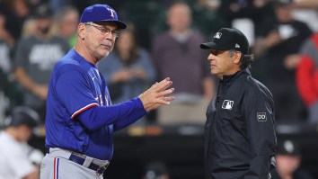 Rangers Manager Ejected After Wildly Controversial Call, MLB Fans Up In Arms
