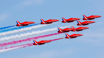 UFO Caught On Camera During Red Arrows Riviera Air Show Was ‘Going At Least 1000 MPH’