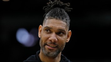 Tim Duncan’s Wild Outfit Becomes A Meme After Photo With Victor Wembanyama Goes Viral