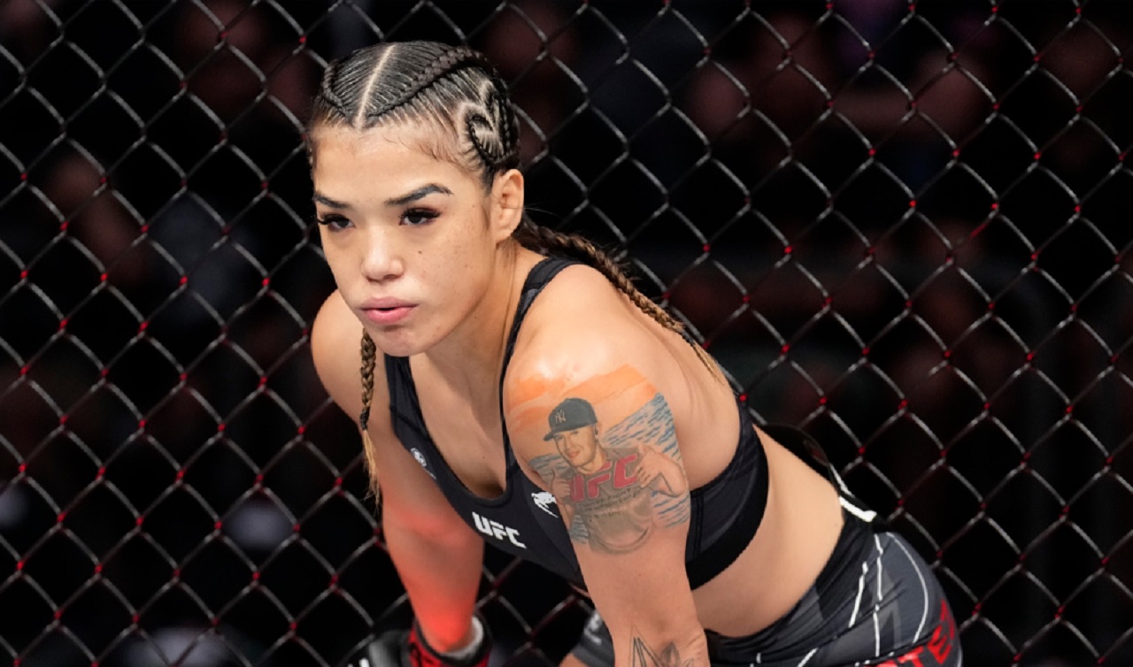 Tracy Cortez in the octagon