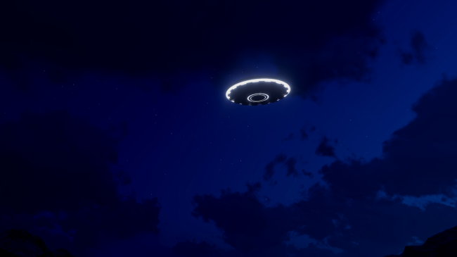 ufo night sky las vegas video