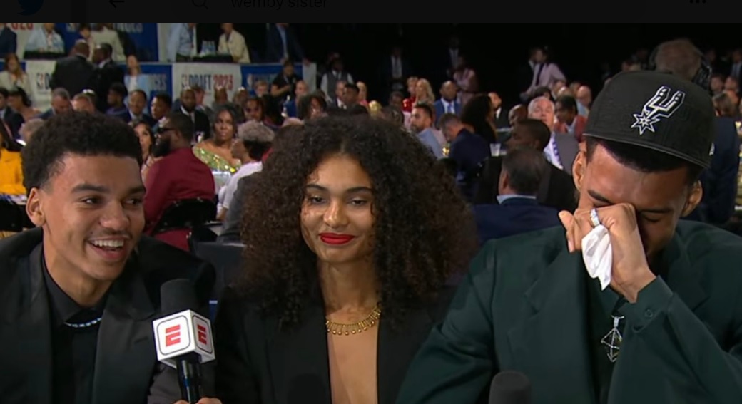 Victor Wembanyama's Sister Eve Steals The Show During 2023 NBA Draft