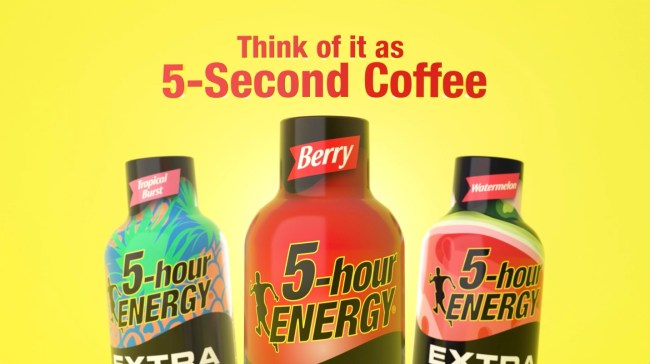 5-Hour Energy - Think Of It As A Second Coffee