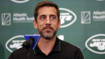 Look: New York Jets Share First Picture Of Aaron Rodgers In Gameday Uniform