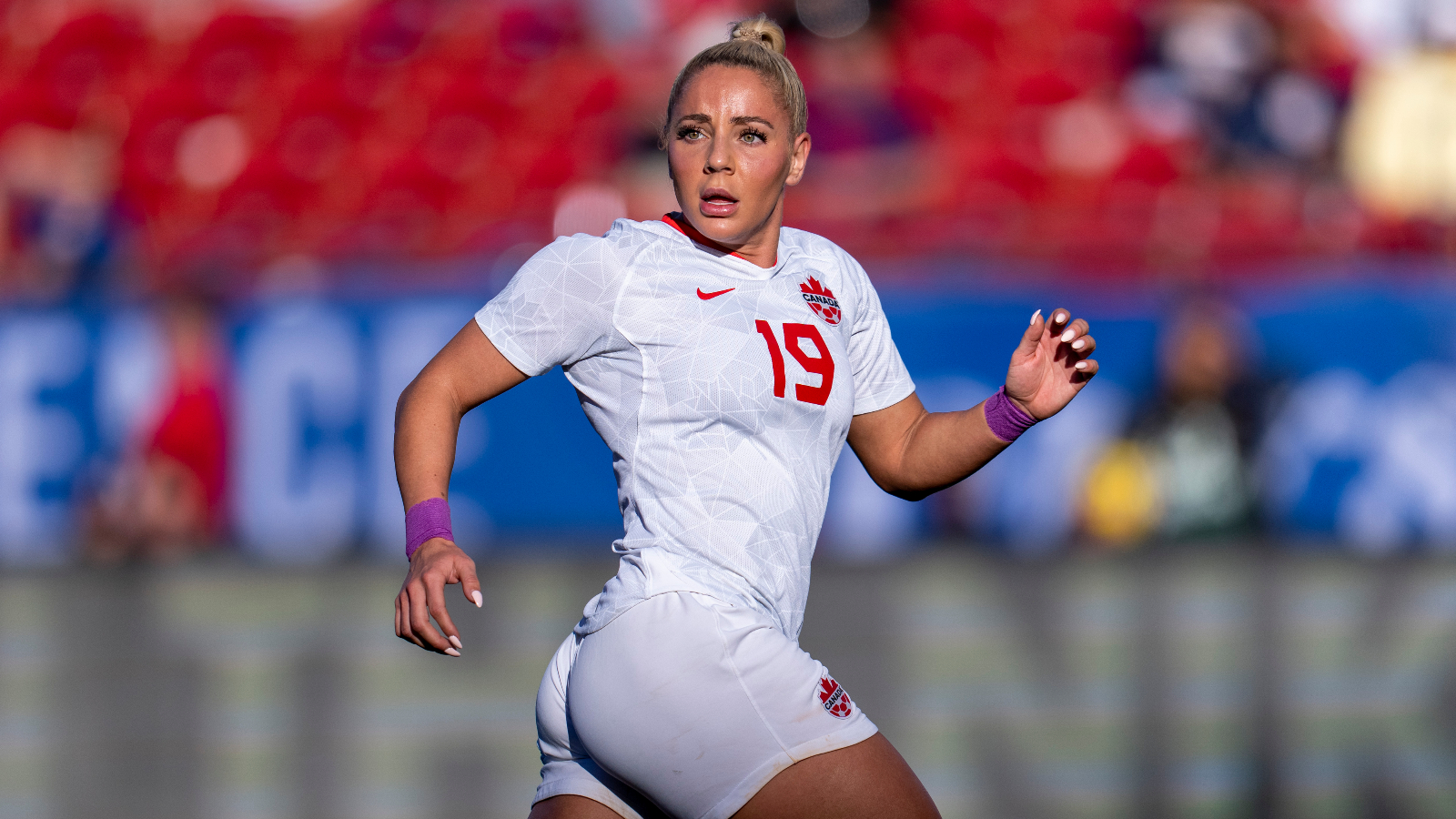 Canadian Soccer Star Adriana Leon Wows In Bikini At World Cup