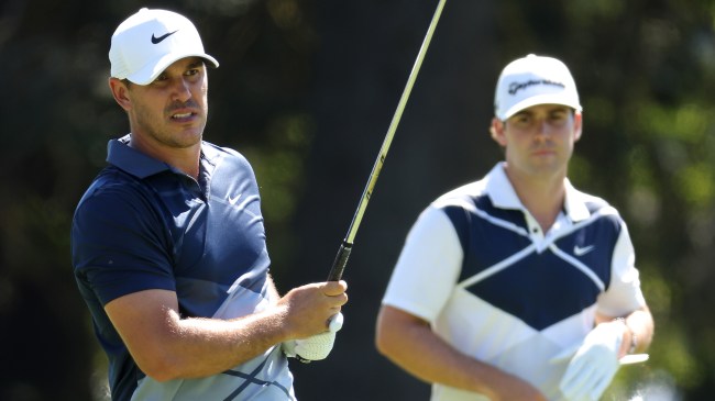 Brooks Koepka and Matthew Wolff playing in a LIV Golf event