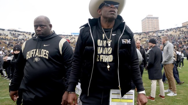 Colorado football coach Deion Sanders
