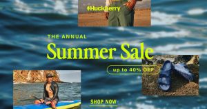 Huckberry Summer Sale; up to 40% off top gear