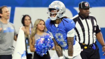 Lions WR Jameson Williams Sidelined After Suffering Leg Injury