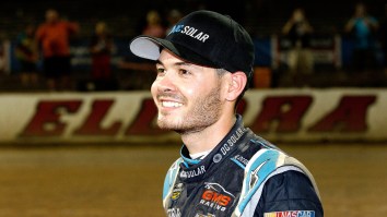 NASCAR Champ Kyle Larson Involved In Scary Dirt Track Crash While Racing For $1 Million
