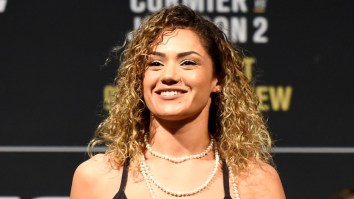 Ex-UFC Star Pearl Gonzalez Takes Off USA Style Bikini In The Pool For 4th Of July Celebratory Skinny Dipping