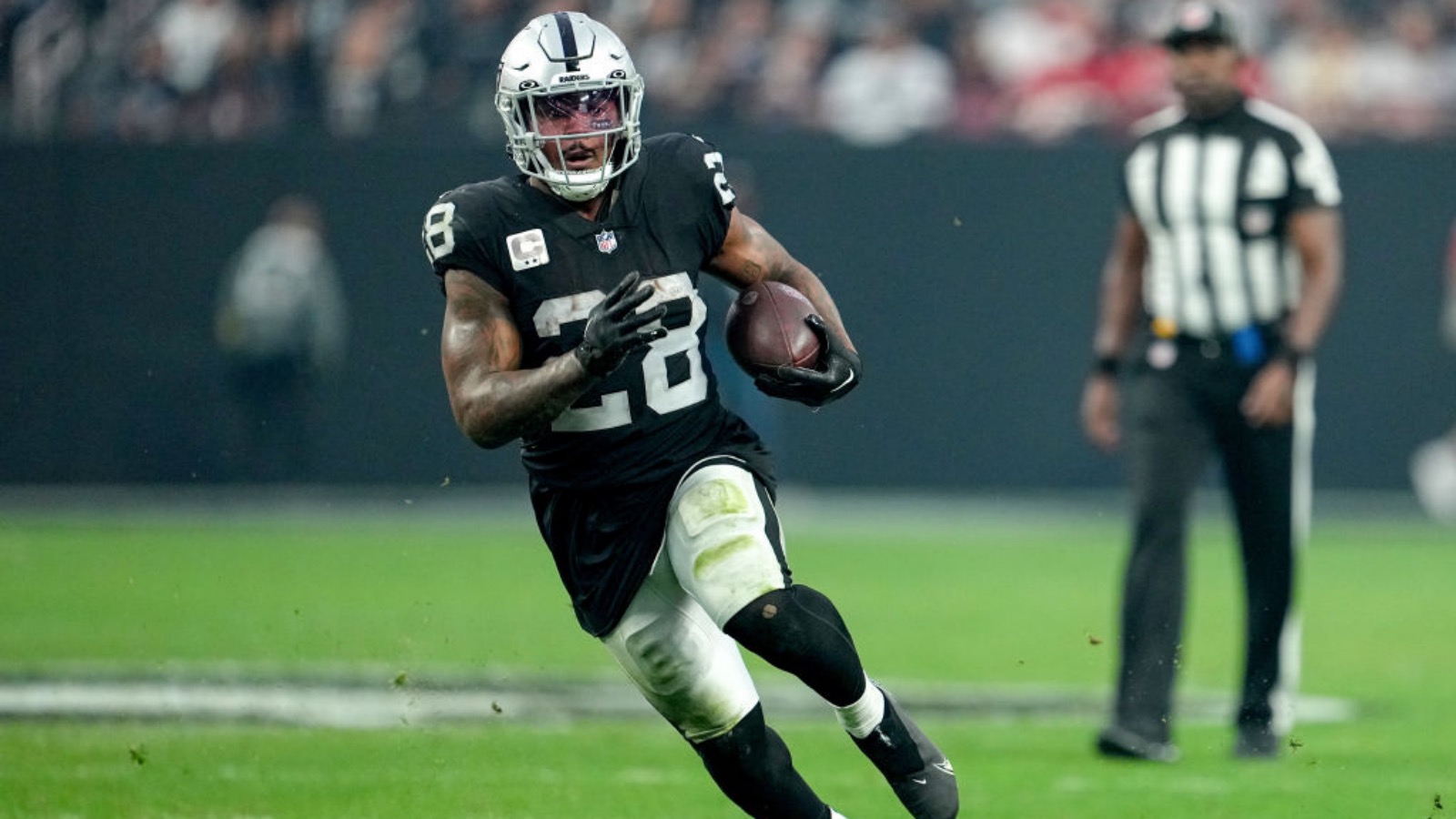 No limitations were placed on Las Vegas Raiders' Jacobs in Week 1