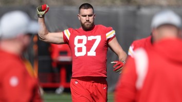 Watch: Travis Kelce Throws Punch At Teammate During Chiefs Practice