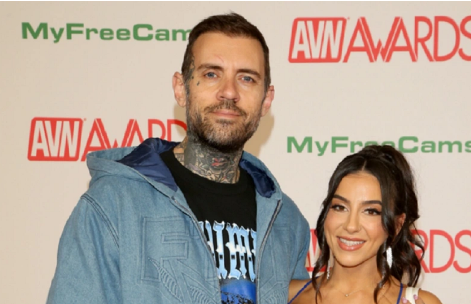 Adam22 and Lena on the red carpet