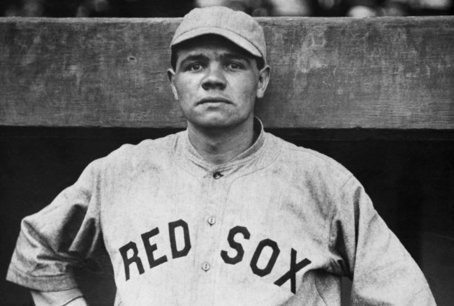 Babe Ruth on the Red Sox