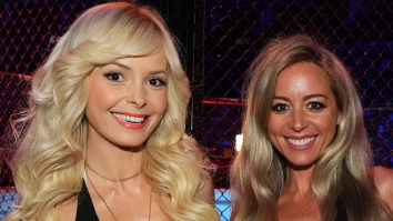 UFC Ring Girls Carly Baker, Jhenny Andrade Cause A Stir With Their Outfits At UFC London
