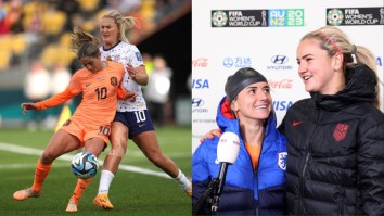 Lindsay Horan And Danielle van de Donk Share Awesome Post-Game Moment Following Intense World Cup Match
