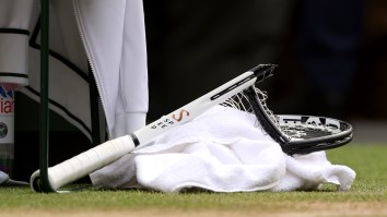 Novak Djokovic Loses Mind At Wimbledon, Smashes Racket In Loss To 20-Year-Old Carlos Alcaraz