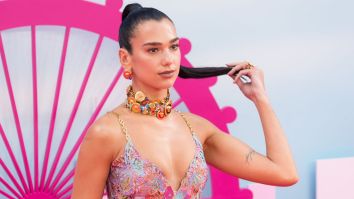 Dua Lipa Breaks Twitter With Stunning Pictures In See-Through Red Dress