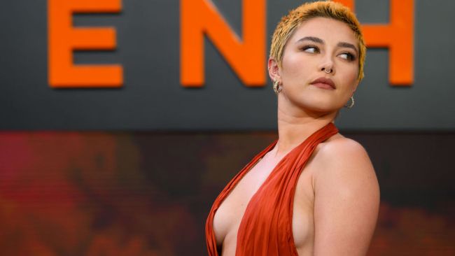 florence pugh at the uk premiere of oppenheimer