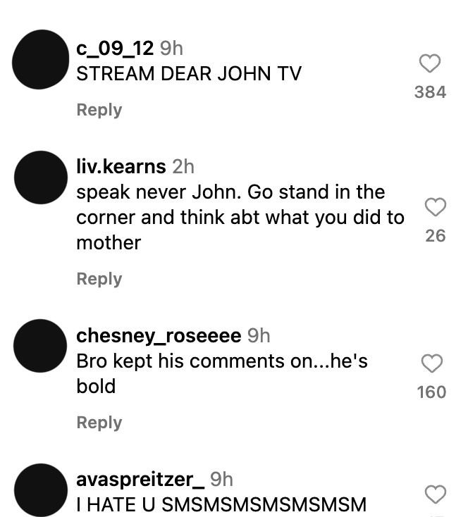 Swifties flood John Mayer's comments