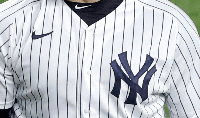 New York Yankees Uniform Patch Starr Insurance ?w=650